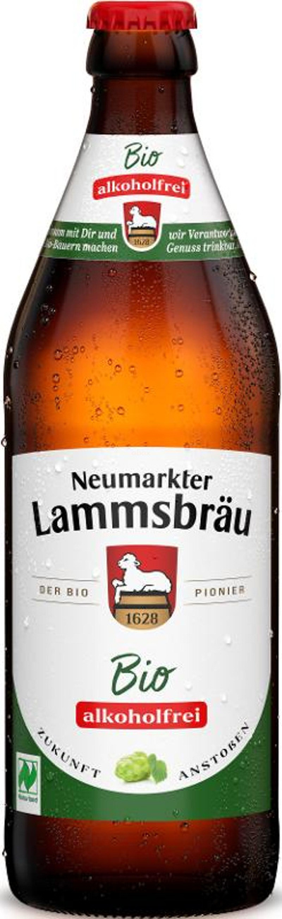 Produktfoto zu Lammsbräu alkoholfrei 0,5l