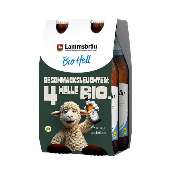 Produktfoto zu Lammsbräu EdelHell feinaromatisiertes Vollbier 0,5l