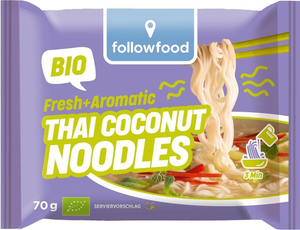Produktfoto zu Thai Coconut Noodles, Instant Weizen-Mie-Nudeln