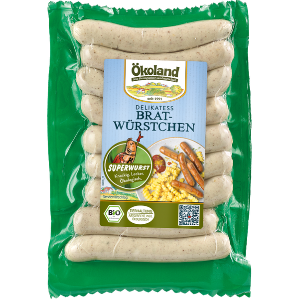 Produktfoto zu Delikatess Bratwürstchen Superwurst 9er