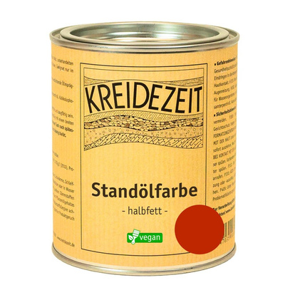 Produktfoto zu Standölfarbe halbfett 0,75l -englischrot-