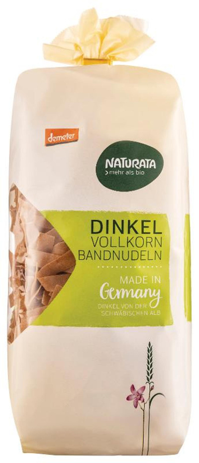 Produktfoto zu Dinkel-Vollkorn-Bandnudeln 500g