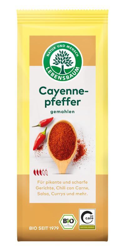 Produktfoto zu Cayennepfeffer Tüte 50g