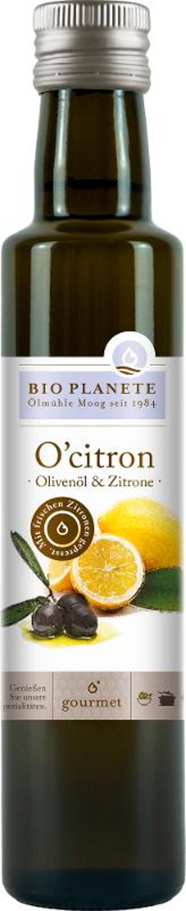 Produktfoto zu Olivenöl O'citron - mit Zitrone 250ml