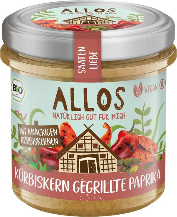 Produktfoto zu Saatenliebe Kürbiskerne gegrillte Paprika -vegan-