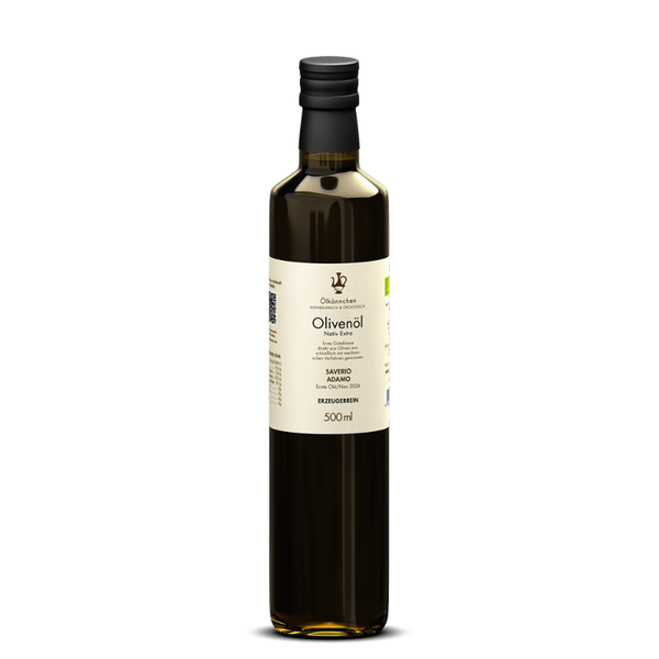 Produktfoto zu Ölkännchen Olivenöl  Saverio Adamo, Sizilien. 500ml
