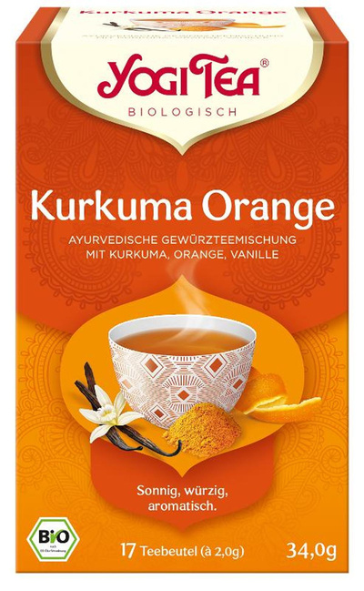Produktfoto zu YOGI TEA Kurkuma Orange (Btl … 2,0 g)