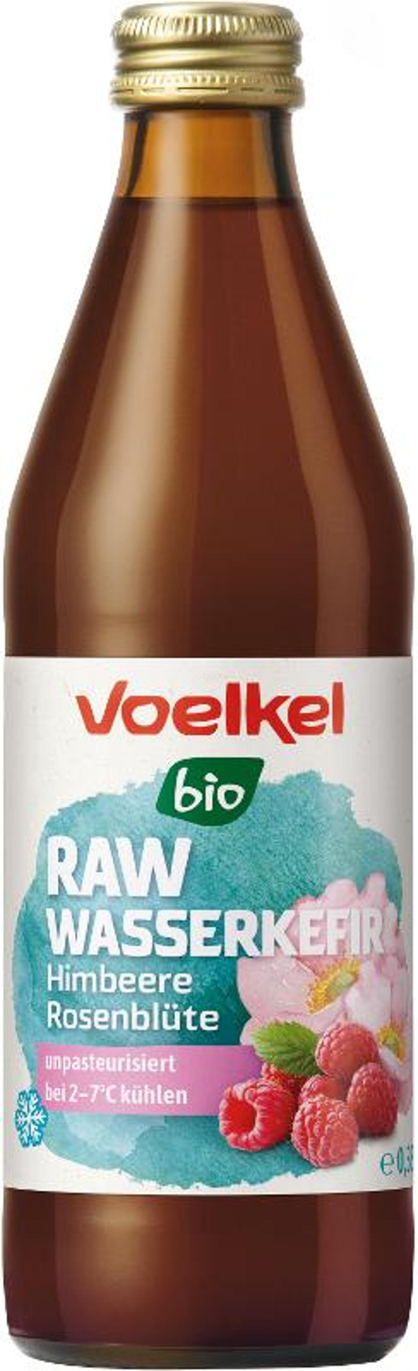 Produktfoto zu RAW Wasserkefir Himbeere Rosenblüte (kühlpflicht.)