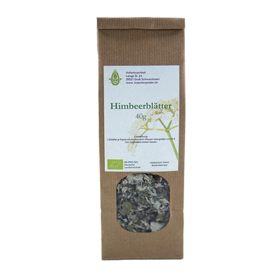 Produktfoto zu Himbeerblätter Tee lose 40g