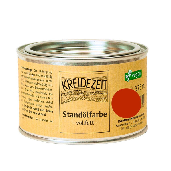 Produktfoto zu Standölfarbe vollfett 0,375l -englischrot-