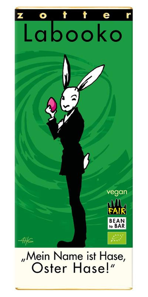 Produktfoto zu Labooko Mein Name ist Hase, Oster Hase - 75% Guatemala & 75% Peru Chuncho 70g