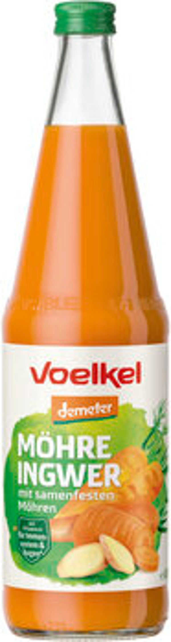 Produktfoto zu Möhre Ingwer Saft, 100% Direktsaft, Demeter