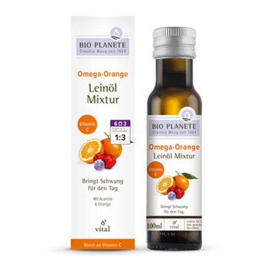 Produktfoto zu Omega Orange Leinöl-Mixtur 100ml