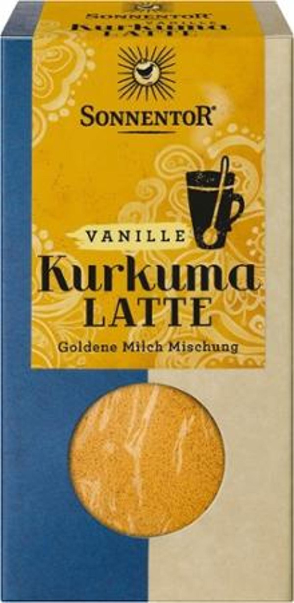 Produktfoto zu Trink-Kurkuma-Latte Vanille - Goldene Milch