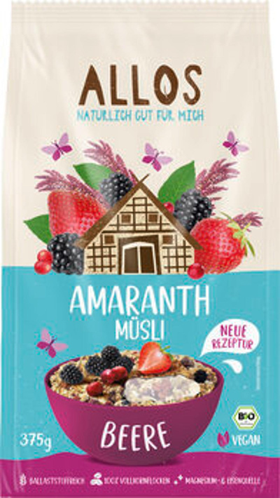 Produktfoto zu Amaranth Beeren-Müsli