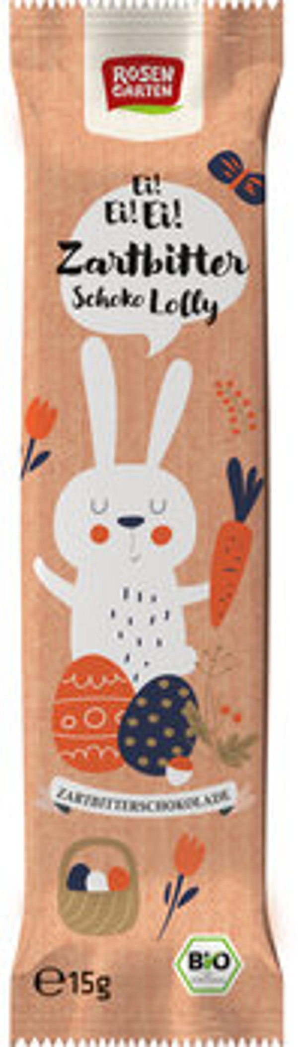 Produktfoto zu Zartbitter-Lolly Hase, 15g