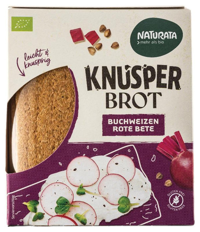 Produktfoto zu Knusperbrot Buchweizen & Rote Bete