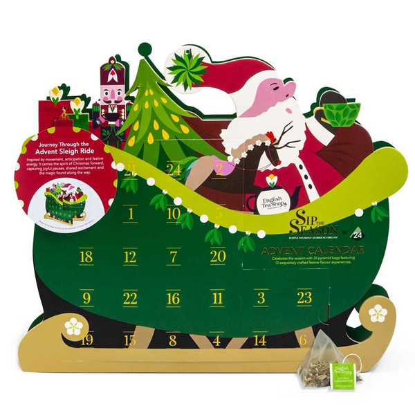 Produktfoto zu Tee-Adventskalender Schlittenfahrt