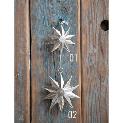 Produktfoto zu Faltstern ohne Muster 7,5 cm