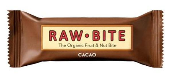 Produktfoto zu RAW BITE Cacao Frucht und Nussriegel 50g