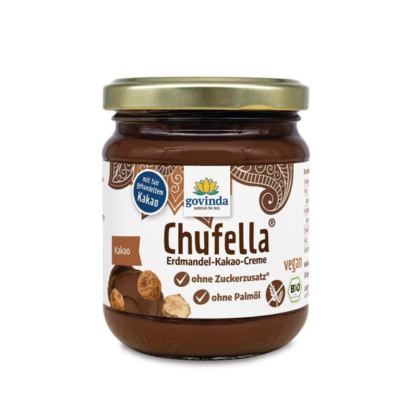 Produktfoto zu Chufella Erdmandel-Schokocreme 220g