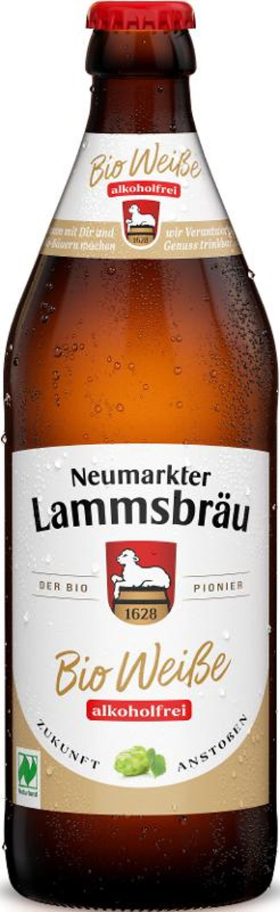 Produktfoto zu Lammsbräu Weiße alkoholfrei 10x 0,5l