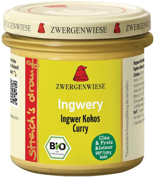 Produktfoto zu streichs drauf Ingwery 135g