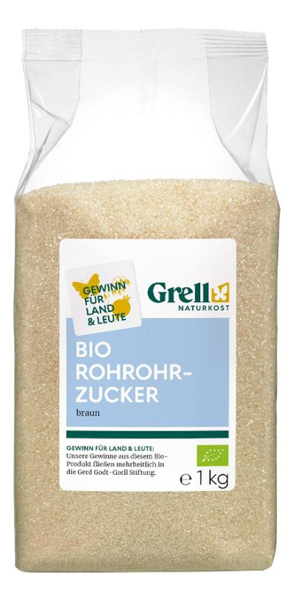 Produktfoto zu Rohrohrzucker braun 1kg