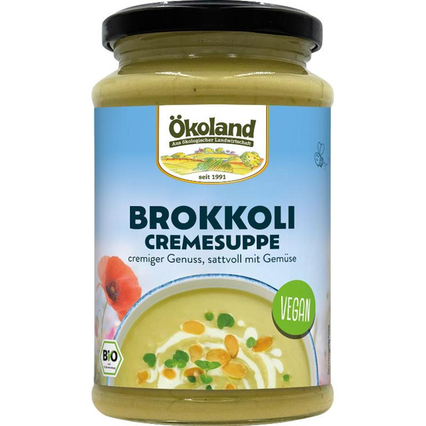 Produktfoto zu Brokkoli Cremesuppe, vegan  (Glas)