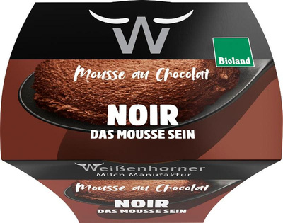 Produktfoto zu Mousse au chocolat noir 80g
