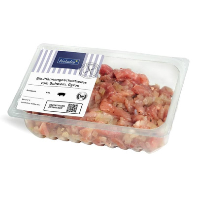 Produktfoto zu Pfannengeschnetzeltes Gyros vom Schwein ca 300g
