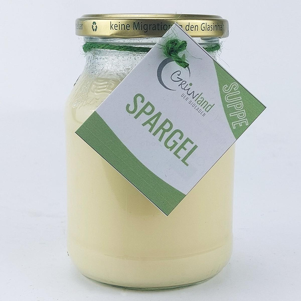 Produktfoto zu Spargelcremesuppe Grünland Hausgemacht 450ml