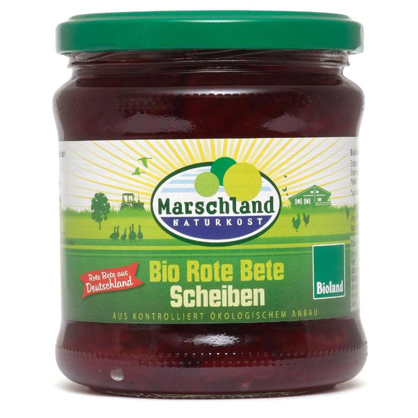 Produktfoto zu Rote Bete Scheiben Glas 370ml