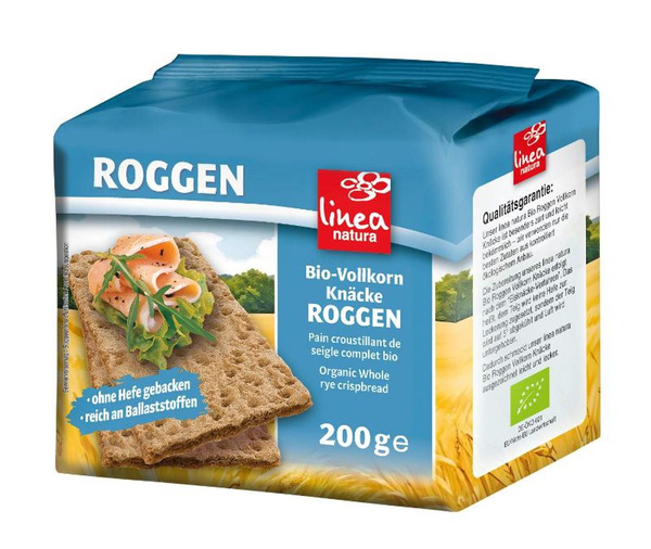 Produktfoto zu Roggen Vollkorn-Knäckebrot 200g