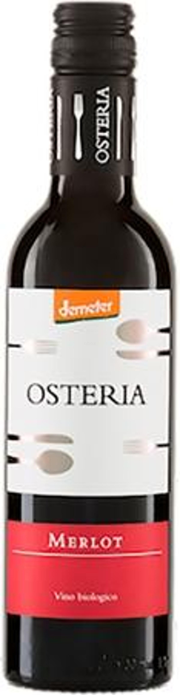 Produktfoto zu OSTERIA Merlot Demeter  0,375l