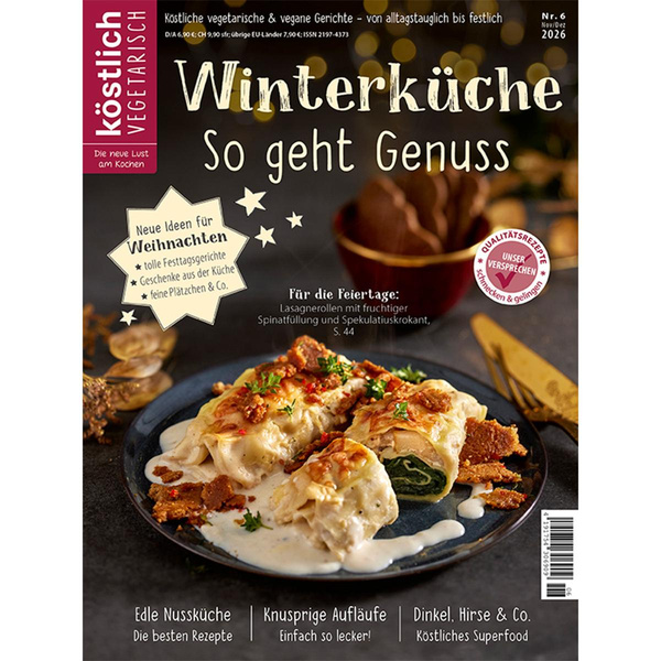Produktfoto zu köstlich vegetarisch Zeitschrift