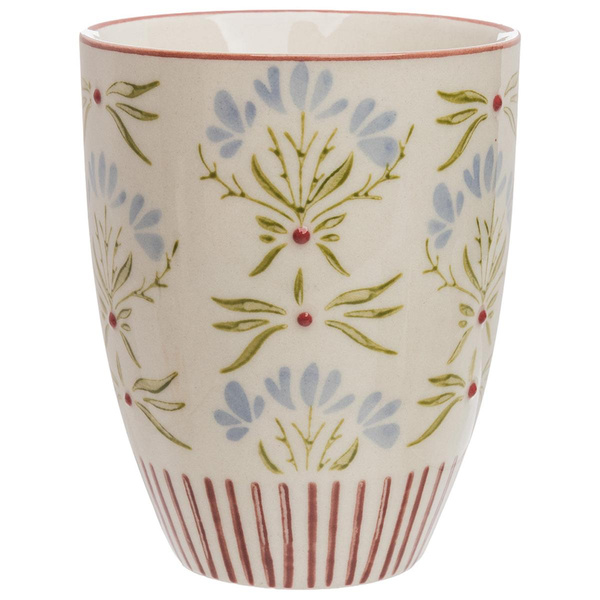 Produktfoto zu Becher floral blau
