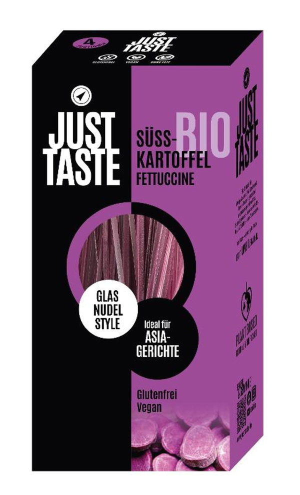 Produktfoto zu Lila Süsskartoffel Fettuccine glutenfrei