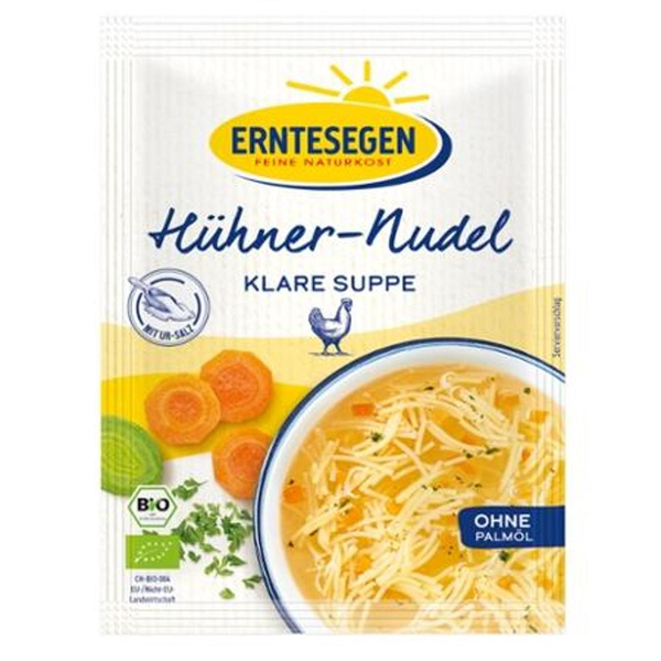 Produktfoto zu Hühner-Nudel, klare Suppe