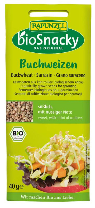 Produktfoto zu Keimsaat Buchweizen geschält bioSnacky