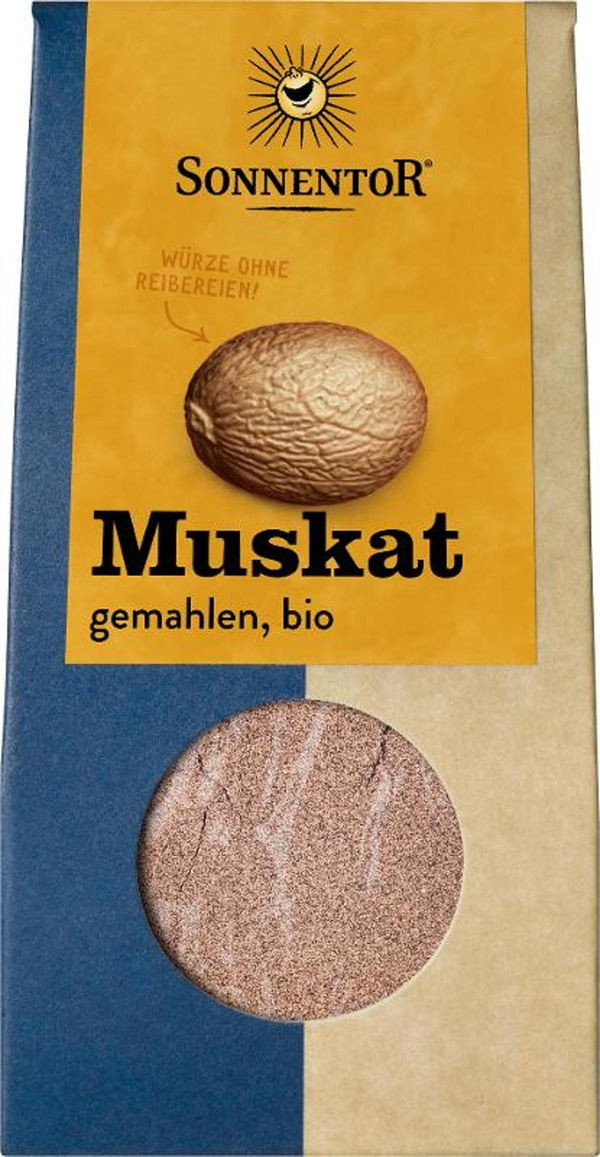 Produktfoto zu Muskatnuss gemahlen bio 30g