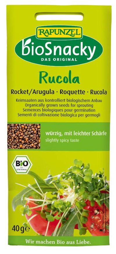 Produktfoto zu Keimsaat Rucola bioSnacky 40g