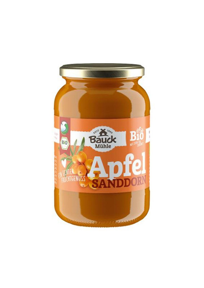 Produktfoto zu Apfel- Sanddornmus gesüßt 360g