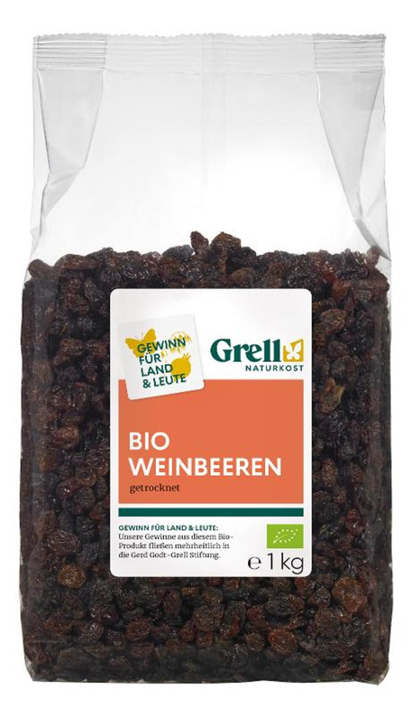 Produktfoto zu Weinbeeren geölt ungeschwefelt 1kg