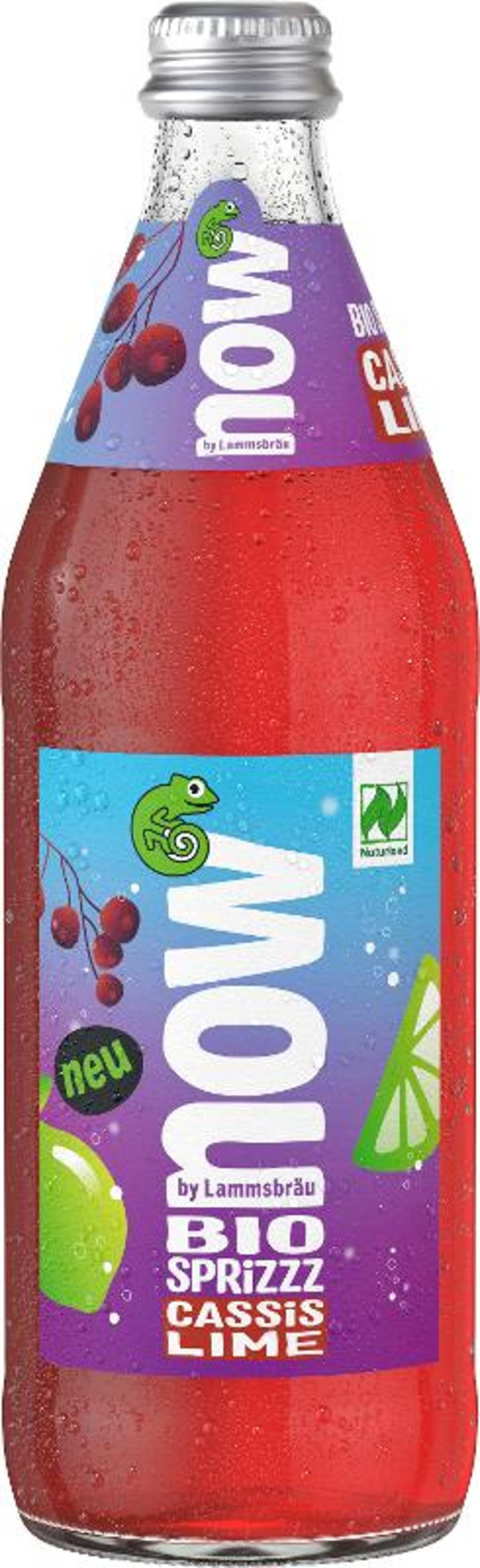 Produktfoto zu Kiste now light Cassis Lime 10x 0,5l