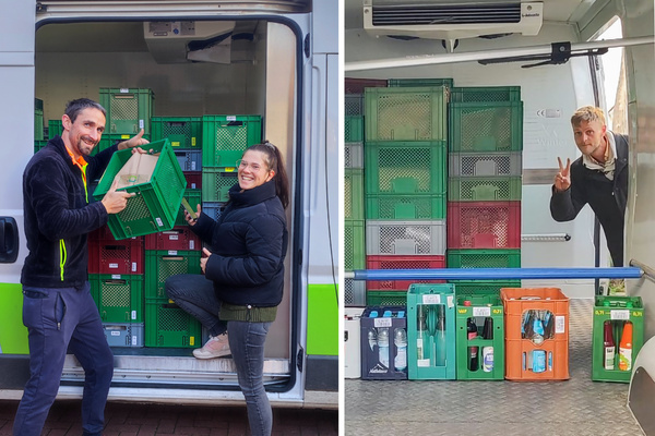 Bullies beladen am Morgen