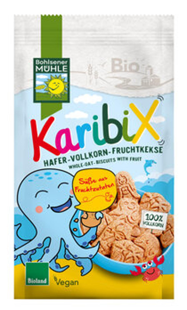 Produktfoto zu Karibix - Hafer-Vollkorn-Fruchtkekse 125g