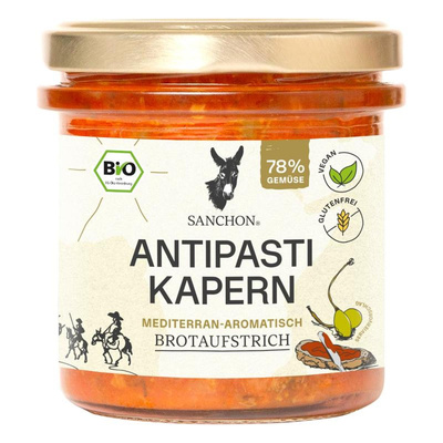 Produktfoto zu Brotaufstrich Antipasti Kapern 150g