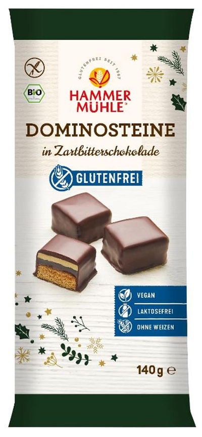 Produktfoto zu Dominosteine Zartbitterschokolade glutenfrei