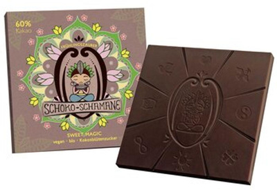 Produktfoto zu Schokolade Schoko Schamane Frühlingszauber 60%